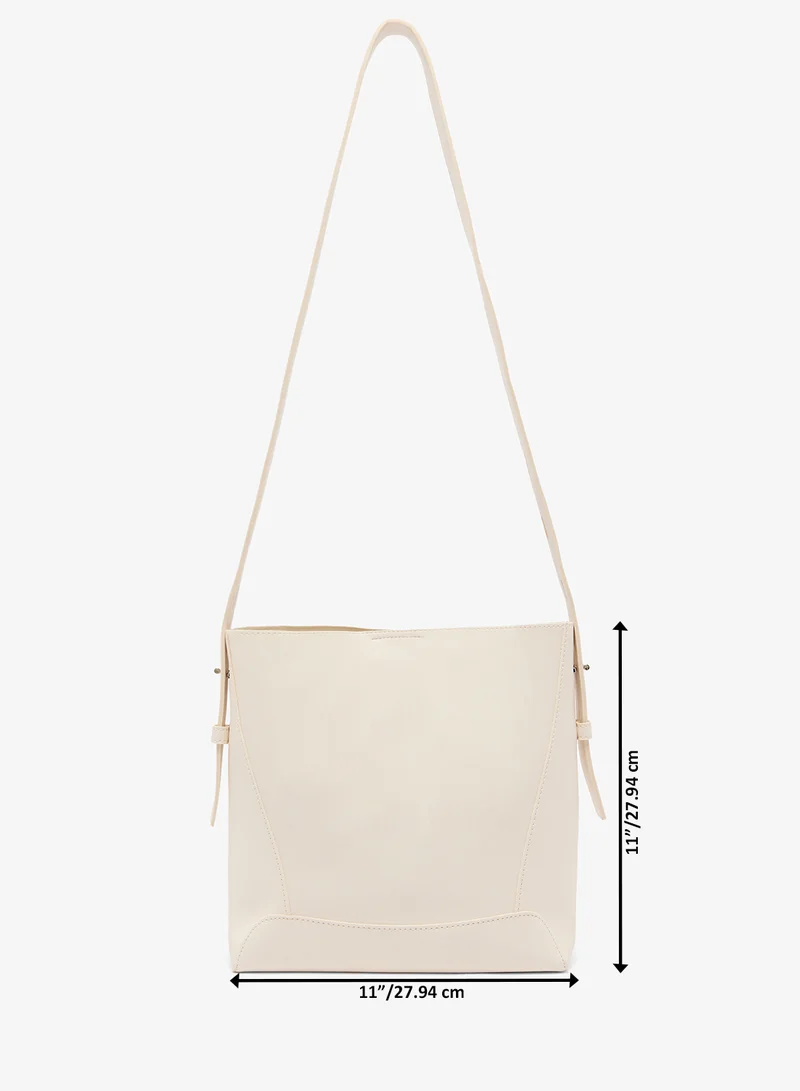 Ella White slouch crossbody bag for Women | Best Price UAE